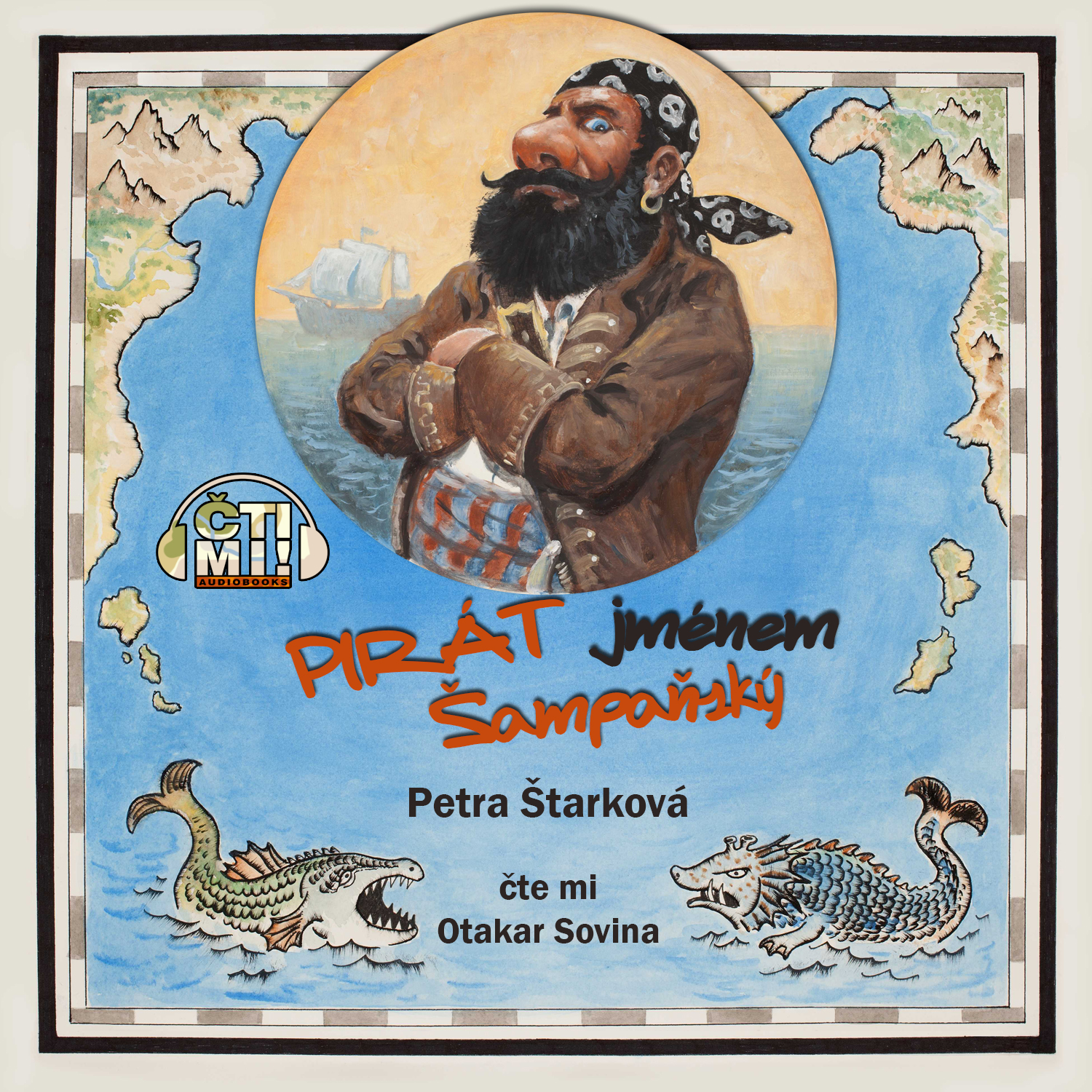 kniha o pirátovi pro děti Pirát jménem Šampaňský audiokniha