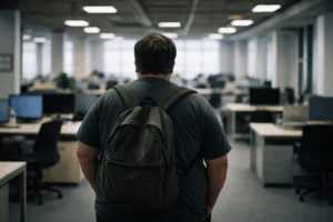 hrdina románu o vztazích Skladiště cítí úzkost