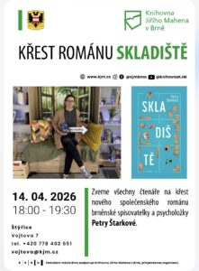 Křest knihy Skladiště pozvánka